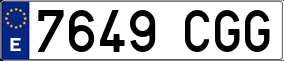 Truck License Plate